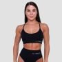 Reggiseno Sportivo String Black - GymBeam S