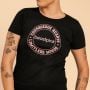 T-Shirt da Donna Serenity Black - BeastPink S