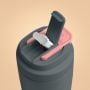 Bicchiere Termico con Cannuccia da 500 ml Grey - BeastPink single_variant