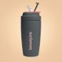 Bicchiere Termico con Cannuccia da 500 ml Grey - BeastPink single_variant