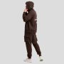 Felpa con Cappuccio Unstoppable Brown - GymBeam XXL