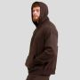 Felpa con Cappuccio Unstoppable Brown - GymBeam XXL
