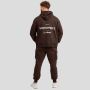 Felpa con Cappuccio Unstoppable Brown - GymBeam XXL