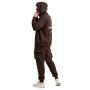Felpa con Cappuccio Unstoppable Brown - GymBeam XXL