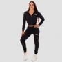 Felpa con Cappuccio e Zip TRN da Donna Black - GymBeam S