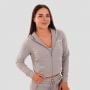 Felpa con Cappuccio e Zip TRN da Donna Grey - GymBeam M