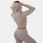 Felpa con Cappuccio e Zip TRN da Donna Grey - GymBeam M