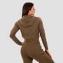 Felpa con Cappuccio e Zip TRN da Donna Olive - GymBeam L