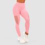 Leggings da Donna Mesh Panel Pink - GymBeam L
