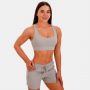 Reggiseno sportivo Mesh Panel Grey - GymBeam S