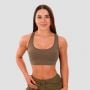 Reggiseno sportivo Mesh Panel Olive - GymBeam M