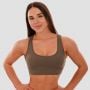 Reggiseno sportivo Mesh Panel Olive - GymBeam M