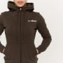Felpa con Cappuccio e Zip da Donna Limitless Espresso - GymBeam L