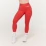 Leggings a Vita Alta da Donna Limitless Hot Red - GymBeam XXL