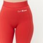 Leggings a Vita Alta da Donna Limitless Hot Red - GymBeam XXL