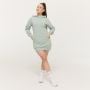 Felpa con Cappuccio Lunga da Donna Limitless Eucalypt - GymBeam XL