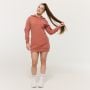 Felpa con Cappuccio Lunga da Donna Limitless Cinnamon - GymBeam XXL