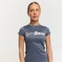T-Shirt da Donna Mesh Essence Denim Blue - GymBeam XS