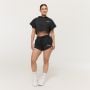 Felpa Cropped da Donna Relay Black - GymBeam S