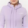 Felpa con Cappuccio e Zip da Donna Limitless Lavender - GymBeam S