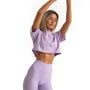 Crop Top da Donna Limitless Lavender - GymBeam S