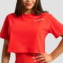 Crop Top da Donna Limitless Hot Red - GymBeam L