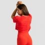 Crop Top da Donna Limitless Hot Red - GymBeam L