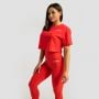 Crop Top da Donna Limitless Hot Red - GymBeam L