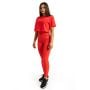 Crop Top da Donna Limitless Hot Red - GymBeam L