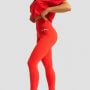 Leggings a Vita Alta da Donna Limitless Hot Red - GymBeam XXL