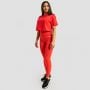 Leggings a Vita Alta da Donna Limitless Hot Red - GymBeam XXL
