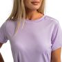 T-Shirt Sportiva Limitless da Donna Lavender - GymBeam S