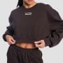 Felpa da Donna Cropped Aura Tee Brown - GymBeam M