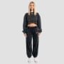Felpa da Donna Cropped Aura Washed Black - GymBeam S