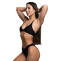Top del Costume da Bagno CURACAO Black - GymBeam XS