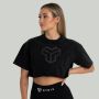 Crop Top Slavato da Donna Black - STRIX L