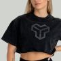 Crop Top Slavato da Donna Black - STRIX L