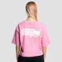 T-Shirt Boxy Girls Club Pink - GymBeam S
