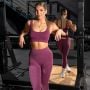 Leggings da Donna Lift Seamless Plum - GymBeam S