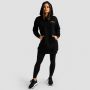 Felpa con Cappuccio Lunga da Donna Limitless Black - GymBeam S