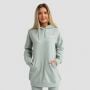Felpa con Cappuccio Lunga da Donna Limitless Eucalypt - GymBeam XL