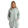 Felpa con Cappuccio Lunga da Donna Limitless Eucalypt - GymBeam XL