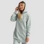 Felpa con Cappuccio Lunga da Donna Limitless Eucalypt - GymBeam XL