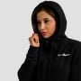 Felpa con Cappuccio e Zip da Donna Limitless Black - GymBeam XS