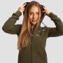 Felpa con Cappuccio e Zip da Donna Limitless Espresso - GymBeam L