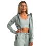 Felpa con Cappuccio e Zip da Donna Limitless Eucalypt - GymBeam M