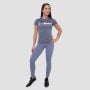 T-Shirt da Donna Mesh Essence Denim Blue - GymBeam XS