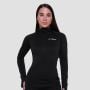 Felpa 1/2 Zip Pulse Running da Donna Black - GymBeam XS