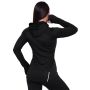 Felpa 1/2 Zip Pulse Running da Donna Black - GymBeam XS