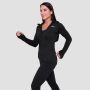 Felpa 1/2 Zip Pulse Running da Donna Black - GymBeam XS